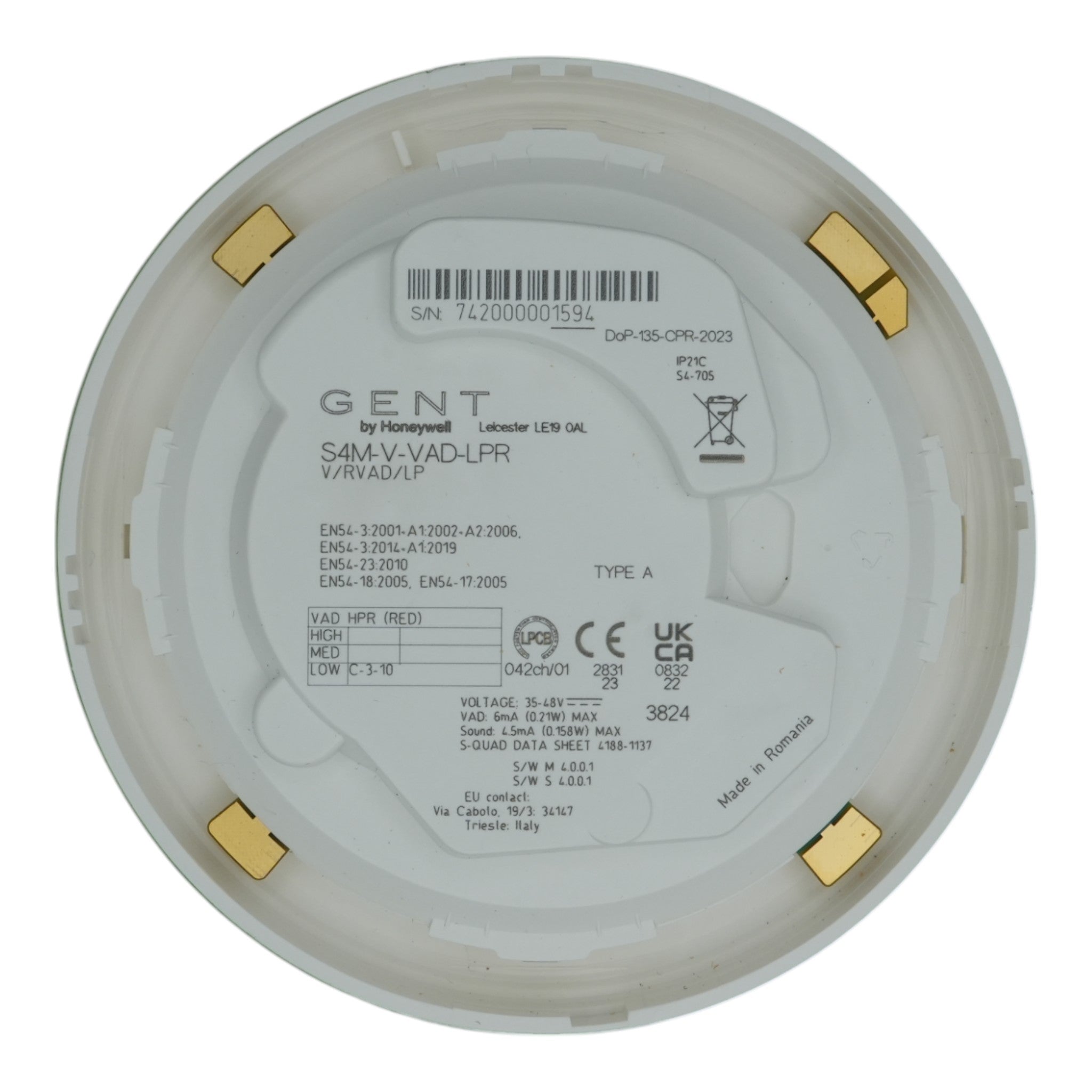 S4M - V - VAD - LPR - FIRE AGENT